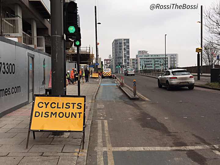 Cyclists Dismount